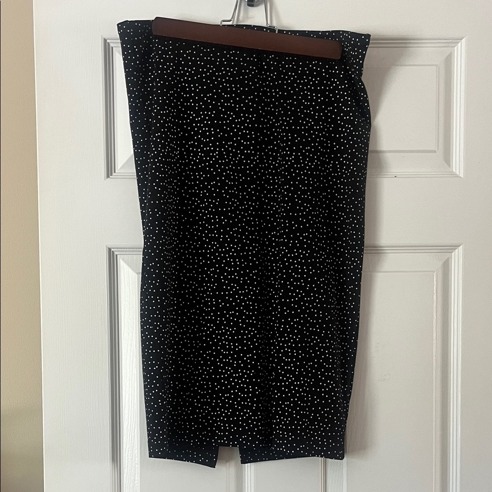 Philosophy Black and White Pencil Skirt